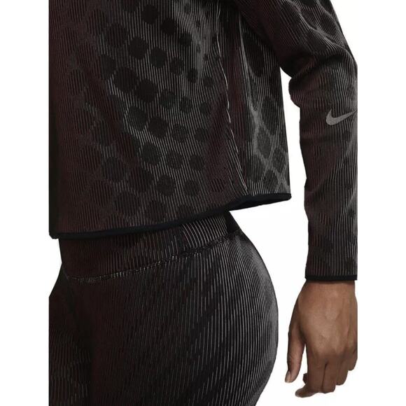Nike Womens Run Division Midlayer Long Sleeve Top CU6168-011 Animal print Medium - Picture 5 of 12